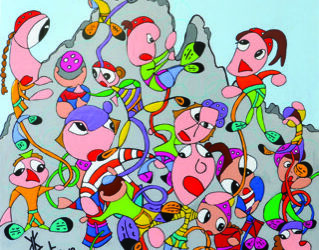 Exposition : Byam Le Bot et Luce Colombo « Tranches de vie…Tronches de Cht’is »