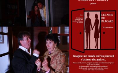 Théâtre : Les Amis du placard, pièce de Gabor Rassov, adaptée et jouée par la « Cie Les Malassy ».